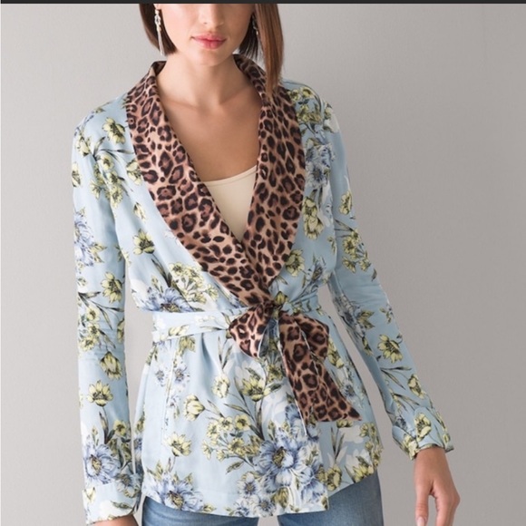 White House Black Market Tops - NEW WITH TAGS White House black market- NWT- SHAWL collar blouse- XL